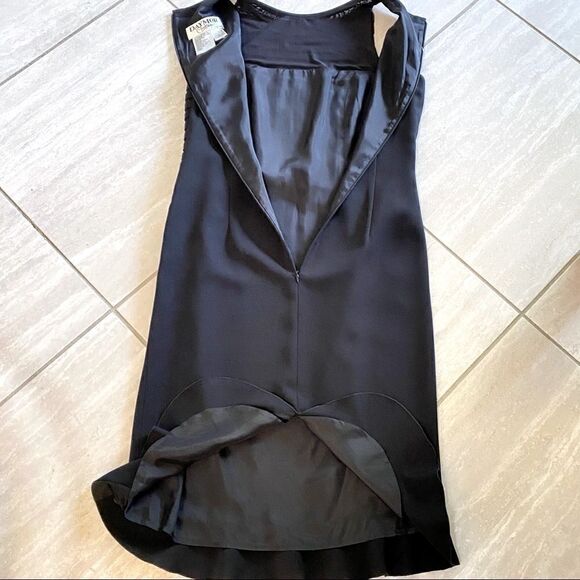 DAYMOR COUTURE JET BLACK TWO PIECE / SHORT SLEEVE LBD & TAILORED JACKET 4 - Picture 15 of 16